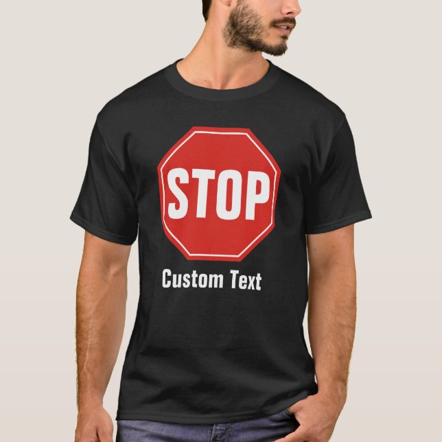 Camiseta Sinal T-Shirt STOP (Frente)