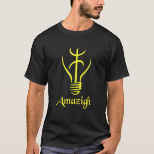 Camiseta Sinal Tifinagh dos Berberes Leves Amazighs Amazigh