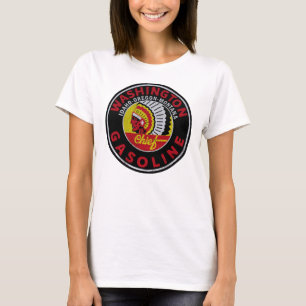 Camiseta Sinal vintage angustiado da Gasolina de Washington