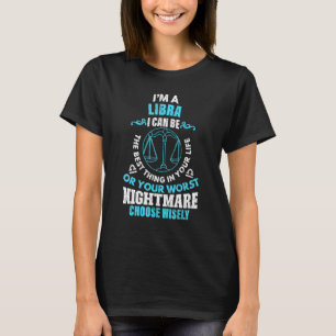 Camiseta Sinal Zodiac Im A Gráfico Libra