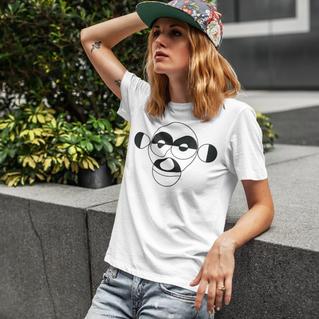 Camiseta Sinal Zodiac Saru Monkey (Criador carregado)