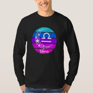 Camiseta Sinal Zodiacal de Libra Feminino Para Mulheres que