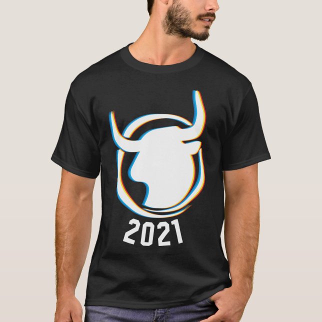Camiseta Sinal Zodíaco de Ano Novo chinês 2021 Ano da Ox (Frente)