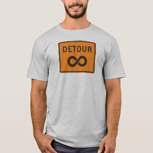Camiseta Sinalização de Ciclovias com Desvios Infinitos