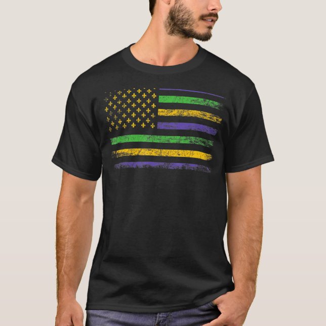 Camiseta Sinalizador 2023 Para Mulheres Homens Em New Orlea (Frente)