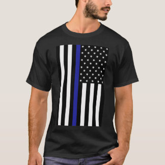 Camiseta Sinalizador 2 da Polícia de Linha Azul Fino