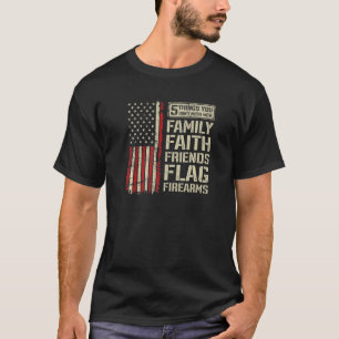Camiseta Sinalizador 5 coisas que não mexem com amigos de f