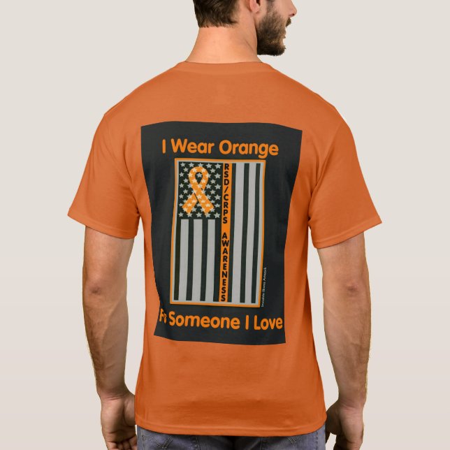 Camiseta Sinalizador/Alguém que Amo...RSD/CRPS (Verso)