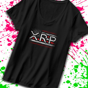 Camiseta Sinalizador Americano Crypto Currency Cryptocurren