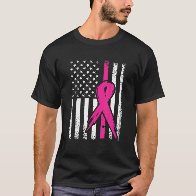 Camiseta Sinalizador Americano de Sensibilização para o Can (Frente)