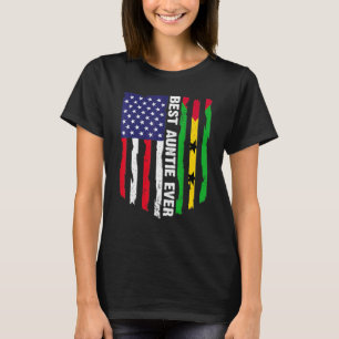 Camiseta Sinalizador Americano e São Tomé E Príncipe Melhor