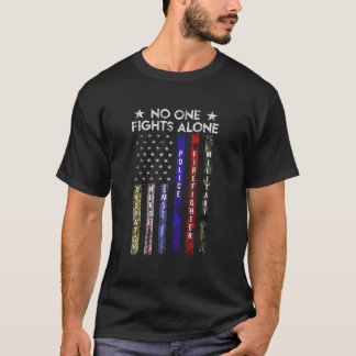 Camiseta Sinalizador Americano Linha Militar Polícia Milita