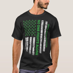 Camiseta Sinalizador Americano Sozinho Saúde Mental Ninguém