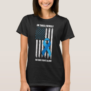 Camiseta Sinalizador Americano Suporte a Diabetes Tipo 1 Fi