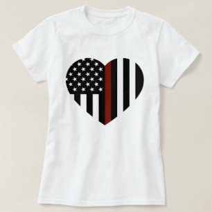 Camiseta Sinalizador Americano Thin Red Line