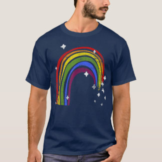 Camiseta Sinalizador Arco-íris Orgulho gay Mês Fila LGBTQ T