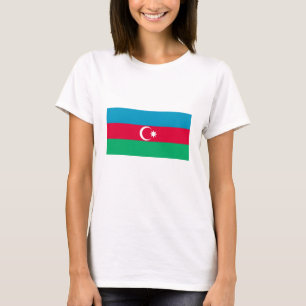 Camiseta Sinalizador Azerbaijão