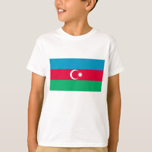 Camiseta Sinalizador Azerbaijão