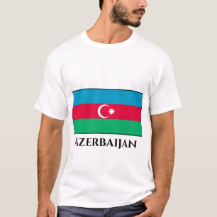 Camiseta Sinalizador Azerbaijão