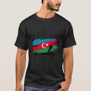 Camiseta Sinalizador Azerbaijão