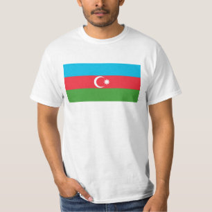 Camiseta Sinalizador Azerbaijão