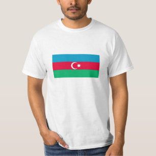 Camiseta Sinalizador Azerbaijão