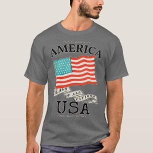 Camiseta Sinalizador clássico da América
