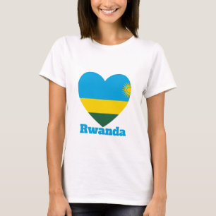 Camiseta Sinalizador Coração Ruanda