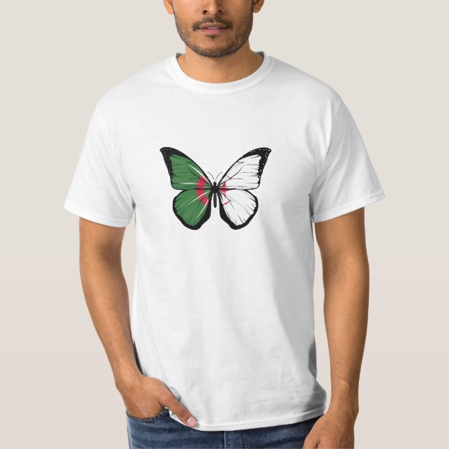 Camiseta Sinalizador da Borboleta Argélia (Frente)
