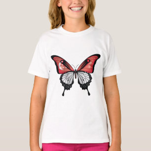 Camiseta Sinalizador da Borboleta Swallowtail de Singapura