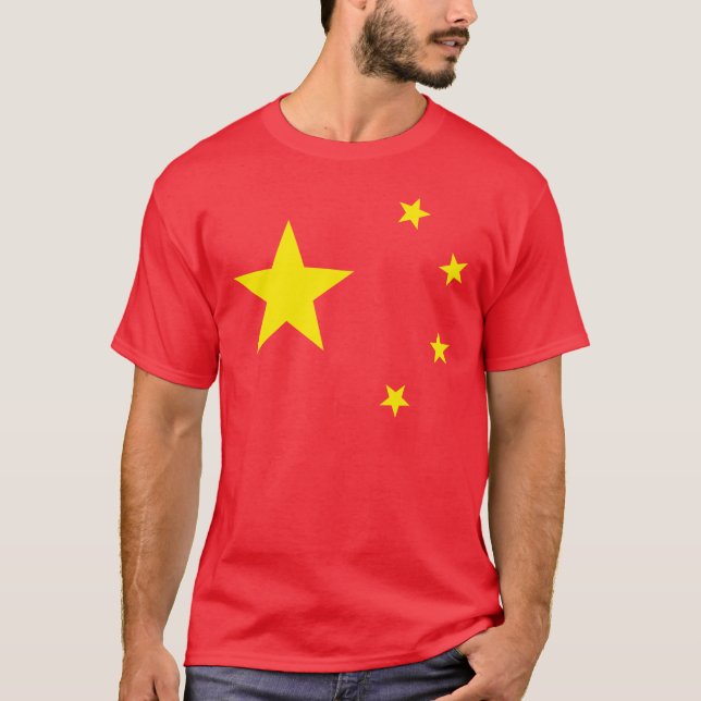 Camiseta Sinalizador da China "Clássico" (Frente)