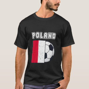 Camiseta Sinalizador da Equipe de Futebol Polônia