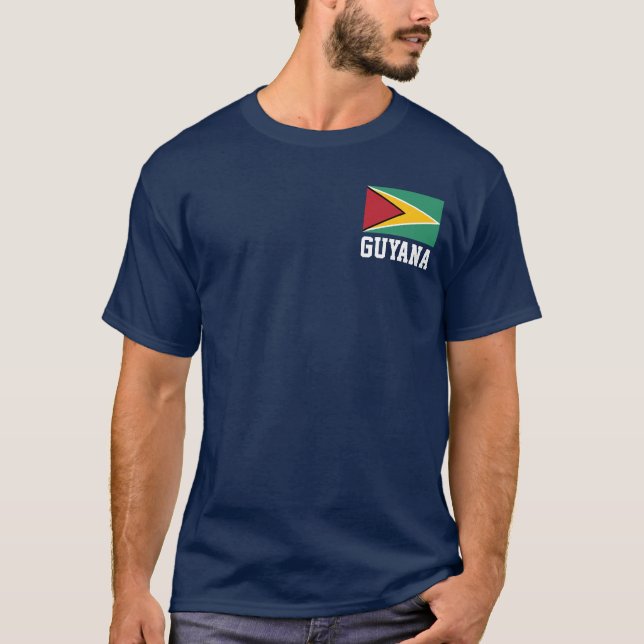 Camiseta Sinalizador da Guiana (Frente)