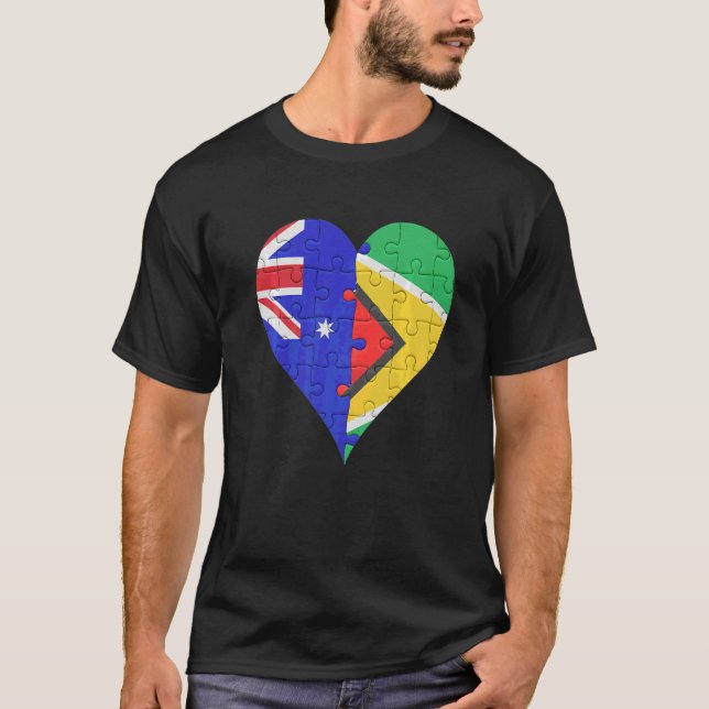Camiseta Sinalizador da Guiana Australiana (Frente)