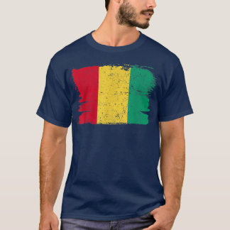 Camiseta Sinalizador da Guiné Amizade Orgulho Orgânica Vint