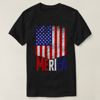 Camiseta Sinalizador da Merica em Perigo