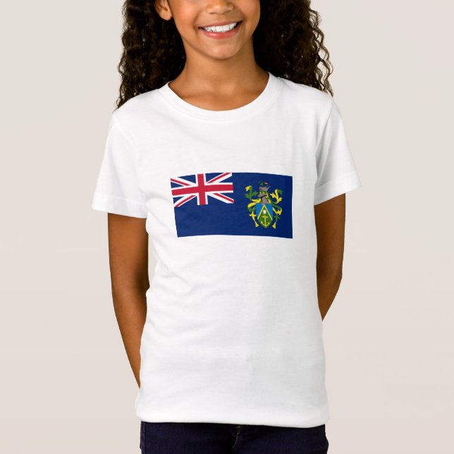 Camiseta Sinalizador das Ilhas Pitcairn (Frente)