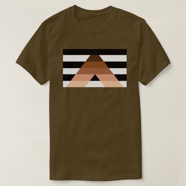 Camiseta Sinalizador de Aliança do BIPOC (Frente do Design)