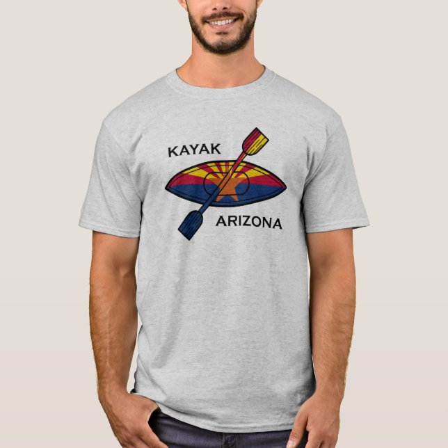 Camiseta Sinalizador de Arizona Kayak (Frente)