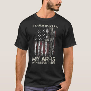 Camiseta Sinalizador De Arma, Lubrifico A Minha Ar 15 Com L