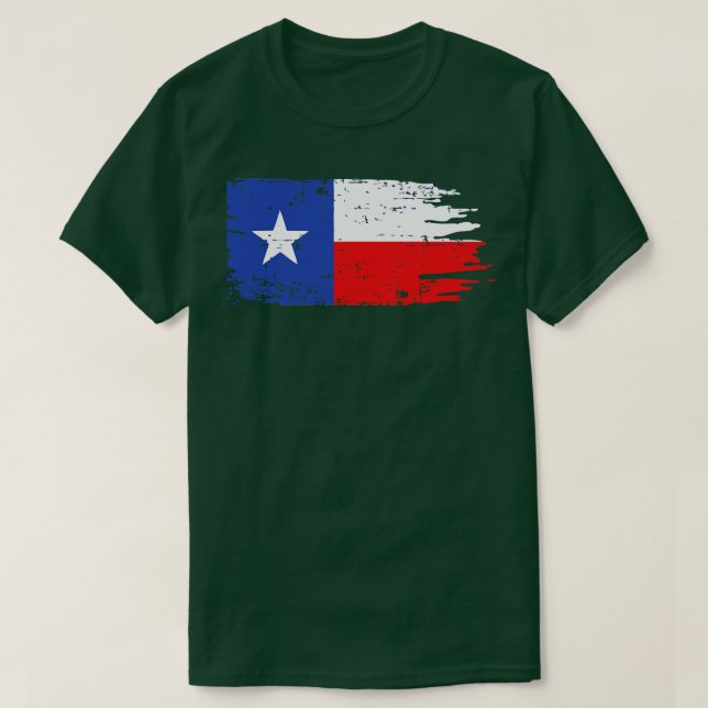 Camiseta Sinalizador de Batalha do Texas (Frente do Design)