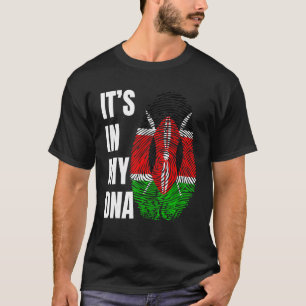 Camiseta Sinalizador de Biometria de DNA Impressão Digital