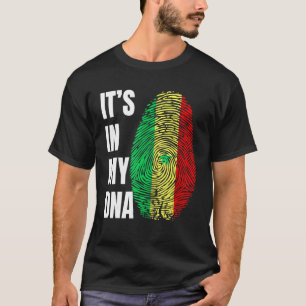 Camiseta Sinalizador de Biometria de DNA Impressão Digital