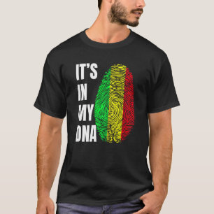 Camiseta Sinalizador de Biometria de DNA Impressão Digital