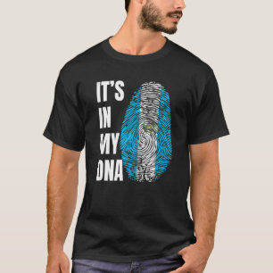Camiseta Sinalizador de Biometria de DNA Impressão Digital