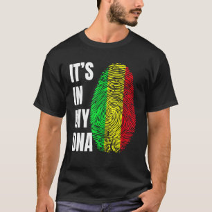 Camiseta Sinalizador de Biometria de DNA Impressão Digital 