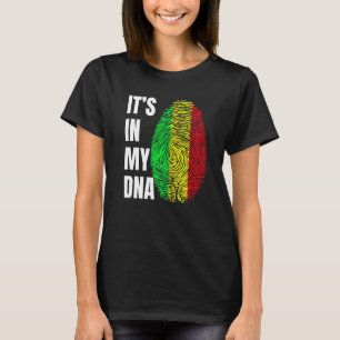 Camiseta Sinalizador de Biometria de DNA Impressão Digital
