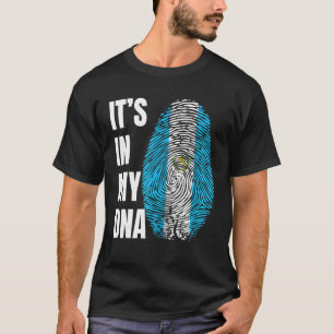 Camiseta Sinalizador de Biometria de DNA Impressão Digital