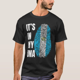 Camiseta Sinalizador de Biometria de DNA Impressão Digital