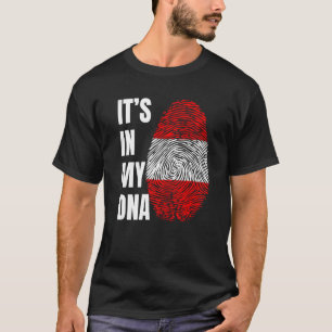 Camiseta Sinalizador de Biometria de DNA Impressão Digital